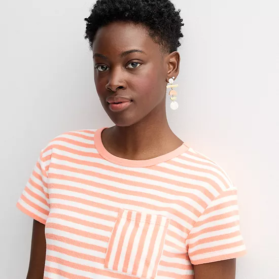 Women's Sonoma Goods For Life® Towel Terry T-Shirt Dress 5 Women's Sonoma Goods For Life® Towel Terry T-Shirt Dress - Image 3