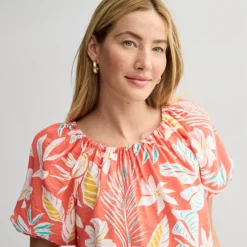 Petite Sonoma Goods For Life® Femme Peasant Top -Sonoma Goods For Life Shop 7501577 ALT2