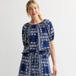 Petite Sonoma Goods For Life® Femme Peasant Top