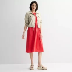 Women's Sonoma Goods For Life® Mixed Media Knit Dress -Sonoma Goods For Life Shop 7501909 ALT3