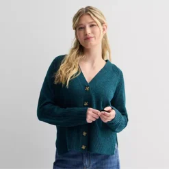 Women's Sonoma Goods For Life® Lightweight Longline Cardigan -Sonoma Goods For Life Shop 7507177 Midnight Sapphire