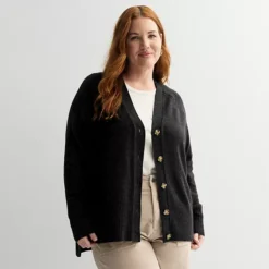 Plus Size Sonoma Goods For Life® Lightweight Longline Cardigan