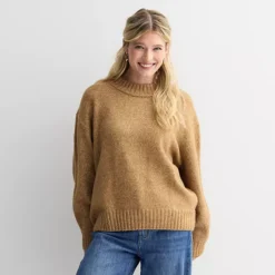 Women's Sonoma Goods For Life® Cozy Crew Neck Pullover -Sonoma Goods For Life Shop 7507473 Elvin Brown
