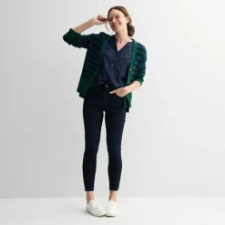 Women's Sonoma Goods For Life® Side Slit Button Front Cardigan -Sonoma Goods For Life Shop 7507894 ALT3