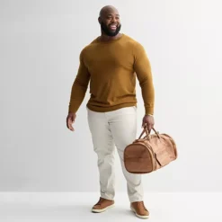 Big & Tall Sonoma Goods For Life® Lightweight Crewneck Sweater -Sonoma Goods For Life Shop 7516052 ALT3