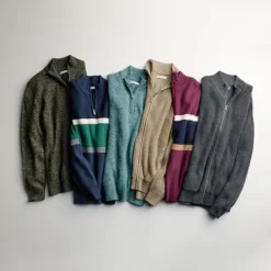 Men's Sonoma Goods For Life® Chest Stripe Quarter-Zip Sweater 17 Men's Sonoma Goods For Life® Chest Stripe Quarter-Zip Sweater -Sonoma Goods For Life Shop 7516320 CP ALT65