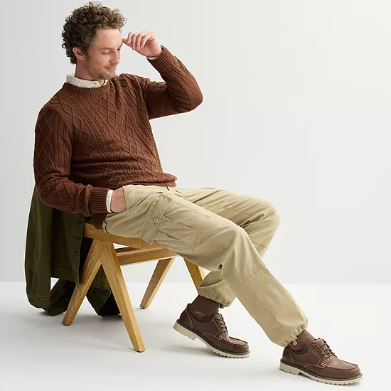 Men's Sonoma Goods For Life® Cable Knit Crewneck Sweater 6 Men's Sonoma Goods For Life® Cable Knit Crewneck Sweater - Image 4