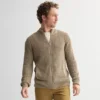 Men's Sonoma Goods For Life® Full-Zip Sweater 2 Men's Sonoma Goods For Life® Full-Zip Sweater -Sonoma Goods For Life Shop 7526146 Brown Heather