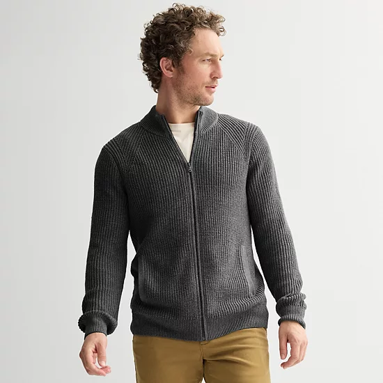 Men's Sonoma Goods For Life® Full-Zip Sweater 9 Men's Sonoma Goods For Life® Full-Zip Sweater - Image 7