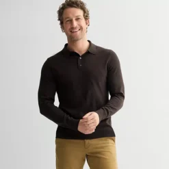 Men's Sonoma Goods For Life® Argyle Sweater Polo