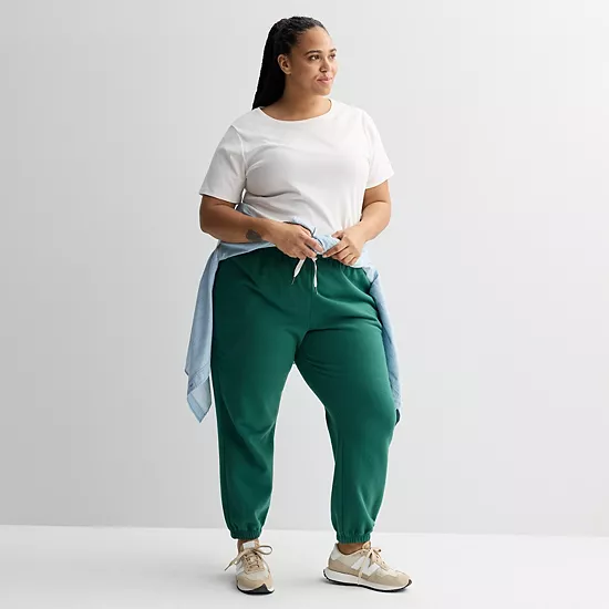 Plus Size Sonoma Goods For Life® Fleece Joggers 6 Plus Size Sonoma Goods For Life® Fleece Joggers - Image 4