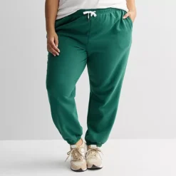 Plus Size Sonoma Goods For Life® Fleece Joggers