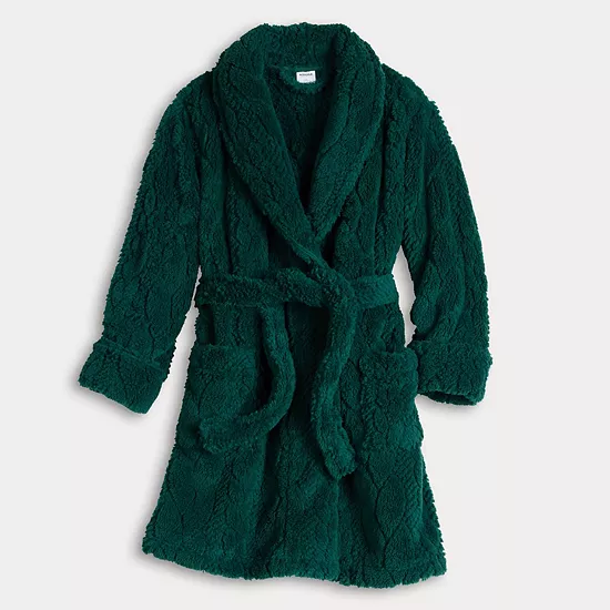 Women's Sonoma Goods For Life® Short Plush Wrap Robe 5 Women's Sonoma Goods For Life® Short Plush Wrap Robe - Image 3