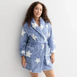 Women's Sonoma Goods For Life® Short Plush Wrap Robe 26 Women's Sonoma Goods For Life® Short Plush Wrap Robe -Sonoma Goods For Life Shop 7570904 Blue Bold Star