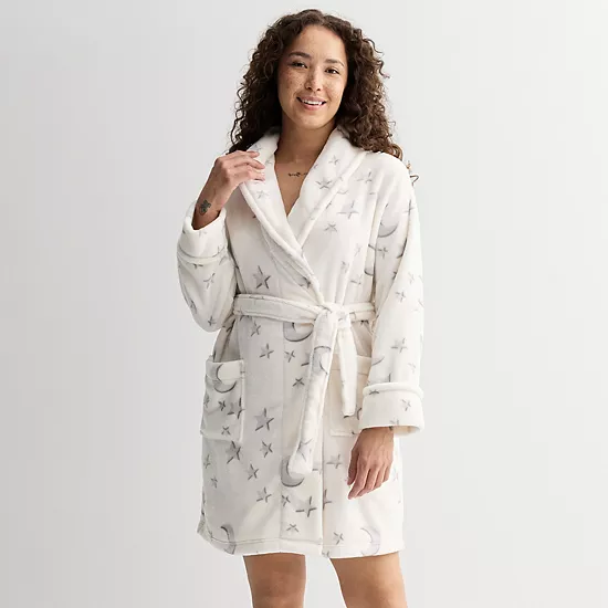 Women's Sonoma Goods For Life® Short Plush Wrap Robe 11 Women's Sonoma Goods For Life® Short Plush Wrap Robe - Image 9