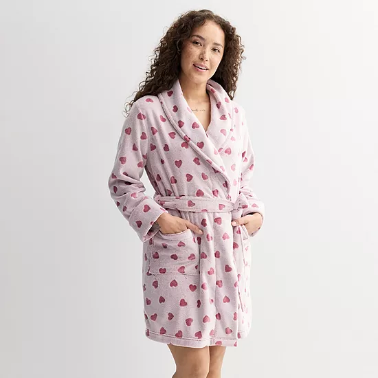 Women's Sonoma Goods For Life® Short Plush Wrap Robe 10 Women's Sonoma Goods For Life® Short Plush Wrap Robe - Image 8