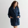 Women's Sonoma Goods For Life® Short Plush Wrap Robe 2 Women's Sonoma Goods For Life® Short Plush Wrap Robe -Sonoma Goods For Life Shop 7570904 Seattle Navy