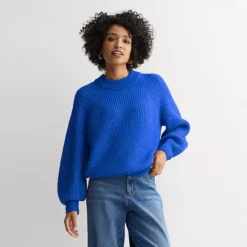 Petite Sonoma Goods For Life® Cozy Heritage Crewneck Sweater -Sonoma Goods For Life Shop 7572911 Barrett Bay