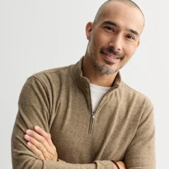 Men's Sonoma Goods For Life® The Essential Pique Quarter Zip Pullover -Sonoma Goods For Life Shop 7573507 ALT2