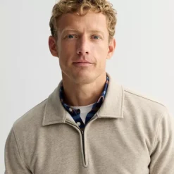 Sonoma Goods For Life® Super Soft Fleece Quarter Zip Pullover -Sonoma Goods For Life Shop 7582302 ALT2