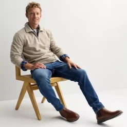 Sonoma Goods For Life® Super Soft Fleece Quarter Zip Pullover -Sonoma Goods For Life Shop 7582302 ALT3