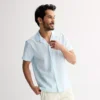 Men's Sonoma Goods For Life® Short Sleeve Vacation Shirt -Sonoma Goods For Life Shop 7585391 Tiny Wave Blue