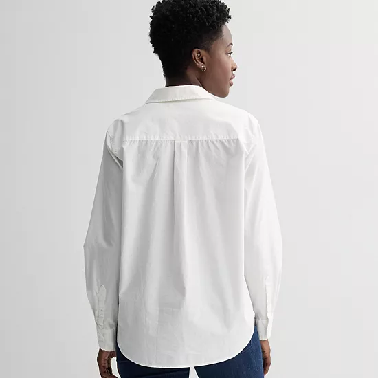 Women's Sonoma Goods For Life® Everyday Button-Up Shirt 4 Women's Sonoma Goods For Life® Everyday Button-Up Shirt - Image 2