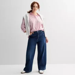 Plus Size Sonoma Goods For Life® Everyday Button Up Long Sleeve Shirt 12 Plus Size Sonoma Goods For Life® Everyday Button Up Long Sleeve Shirt -Sonoma Goods For Life Shop 7589442 ALT3