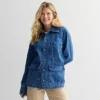 Women's Sonoma Goods For Life® Raglan Sleeve Denim Jacket -Sonoma Goods For Life Shop 7593888