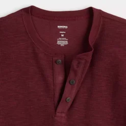 Men's Sonoma Goods For Life® Adaptive Long Sleeve Henley Tee -Sonoma Goods For Life Shop 7594438 ALT3