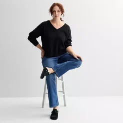 Plus Size Sonoma Goods For Life® Mid-Rise Bootcut Jeans 12 Plus Size Sonoma Goods For Life® Mid-Rise Bootcut Jeans -Sonoma Goods For Life Shop 7623454 ALT3