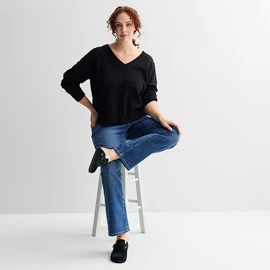Plus Size Sonoma Goods For Life® Mid-Rise Bootcut Jeans 6 Plus Size Sonoma Goods For Life® Mid-Rise Bootcut Jeans - Image 4
