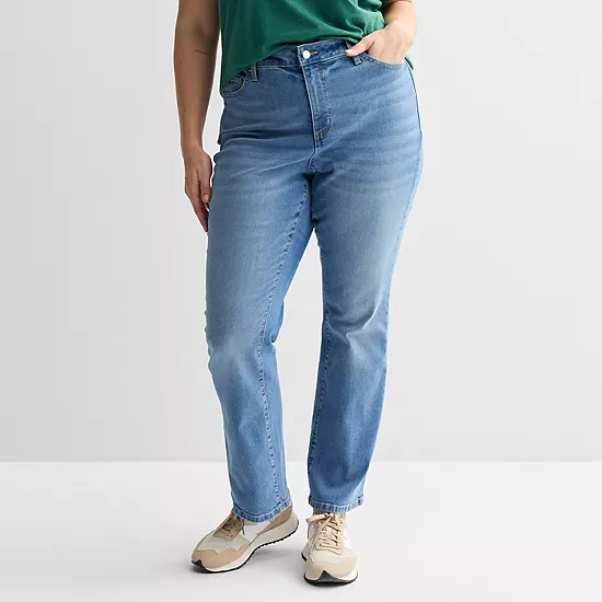 Plus Size Sonoma Goods For Life® Mid-Rise Bootcut Jeans 8 Plus Size Sonoma Goods For Life® Mid-Rise Bootcut Jeans - Image 6