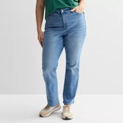 Plus Size Sonoma Goods For Life® Mid-Rise Bootcut Jeans