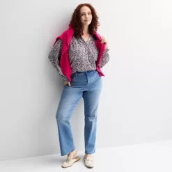 Plus Size Sonoma Goods For Life® Curvy Mid-Rise Bootcut Jeans -Sonoma Goods For Life Shop 7623459 ALT3