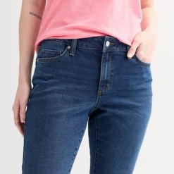 Women's Sonoma Goods For Life® Curvy Mid Rise Bootcut Jeans -Sonoma Goods For Life Shop 7623463 ALT2