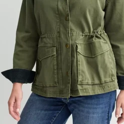 Women's Sonoma Goods For Life® Patch Pocket Barn Jacket -Sonoma Goods For Life Shop 7626015 ALT2