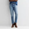 Petite Sonoma Goods For Life® High-Rise Straight Jeans -Sonoma Goods For Life Shop 7626871 Medium Wash
