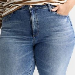 Plus Size Sonoma Goods For Life® High-Rise Straight Jeans -Sonoma Goods For Life Shop 7626875 ALT2