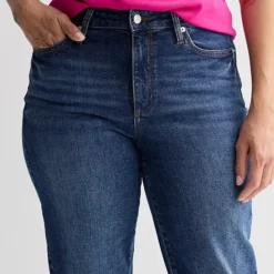 Women's Sonoma Goods For Life® Curvy High-Rise Straight Leg Jeans 14 Women's Sonoma Goods For Life® Curvy High-Rise Straight Leg Jeans -Sonoma Goods For Life Shop 7626908 ALT2