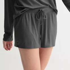 Women's Sonoma Goods For Life® Ribbed Pajama Shorts -Sonoma Goods For Life Shop 7627067 Filigree