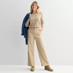 Women's Sonoma Goods For Life® Utility Wide Leg Pants -Sonoma Goods For Life Shop 7628778 ALT3