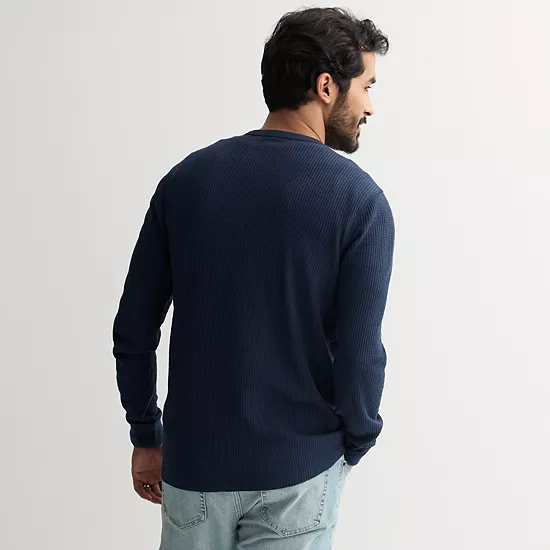 Men's Sonoma Goods For Life® The Essential Long Sleeve Waffle Tee 4 Men's Sonoma Goods For Life® The Essential Long Sleeve Waffle Tee - Image 2