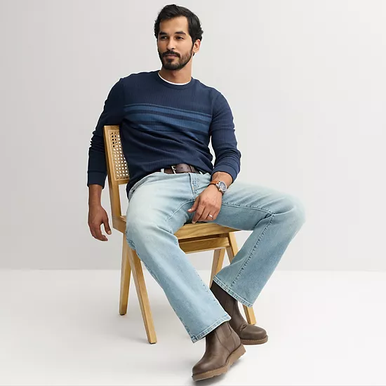 Men's Sonoma Goods For Life® The Essential Long Sleeve Waffle Tee 6 Men's Sonoma Goods For Life® The Essential Long Sleeve Waffle Tee - Image 4