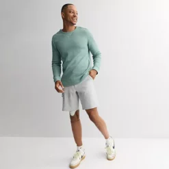 Men's Sonoma Goods For Life® Adaptive Long Sleeve Crewneck Tee -Sonoma Goods For Life Shop 7629897 Mint