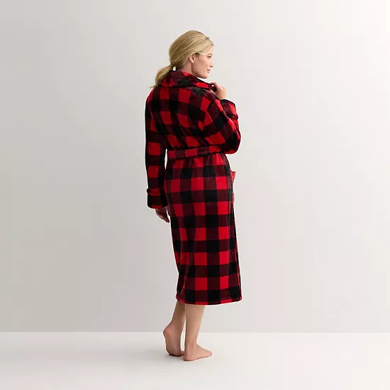 Petite Sonoma Goods For Life® Long Plush Wrap Robe 4 Petite Sonoma Goods For Life® Long Plush Wrap Robe - Image 2