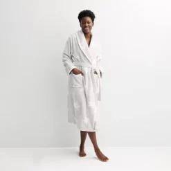 Petite Sonoma Goods For Life® Long Plush Wrap Robe 17 Petite Sonoma Goods For Life® Long Plush Wrap Robe -Sonoma Goods For Life Shop 7634791 Gray Bold Star