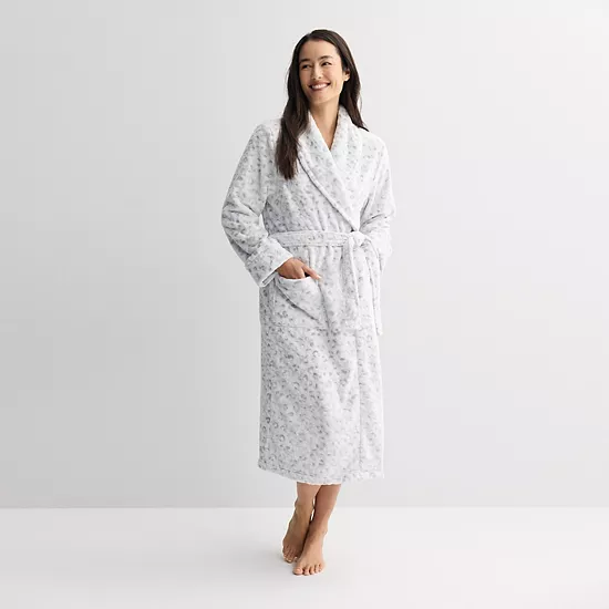 Petite Sonoma Goods For Life® Long Plush Wrap Robe 9 Petite Sonoma Goods For Life® Long Plush Wrap Robe - Image 7