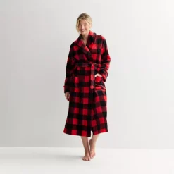 Petite Sonoma Goods For Life® Long Plush Wrap Robe 15 Petite Sonoma Goods For Life® Long Plush Wrap Robe -Sonoma Goods For Life Shop 7634791 Red Buffalo Check
