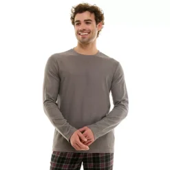 Men's Sonoma Goods For Life® Supersoft Waffle Long Sleeve Crewneck Pajama Shirt 15 Men's Sonoma Goods For Life® Supersoft Waffle Long Sleeve Crewneck Pajama Shirt -Sonoma Goods For Life Shop 7647539 Dark Grey